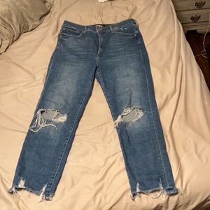 Slim ankle super high rise